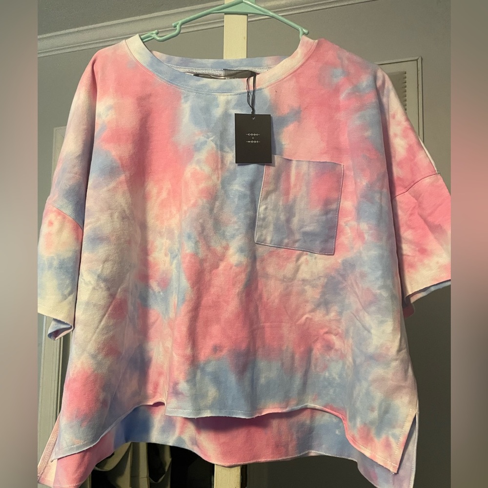 Code X Mode Tye Dye Crop Top - Picture 4 of 4